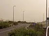 TETT: Sanddisen henger tett over Kanariøyene. Bildet er tatt 31. mars 2026 nord på Gran Canaria. Calima og sandstorm på Gran Canaria.